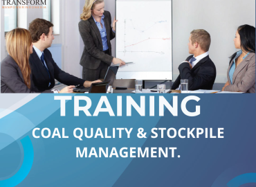 TRAINING COAL QUALITY & STOCKPILE MANAGEMENT