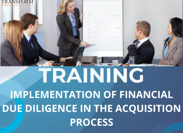 TRAINING IMPLEMENTATION OF FINANCIAL DUE DILIGENCE IN THE ACQUISITION PROCESS