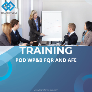 TRAINING POD WP&B FQR AND AFE