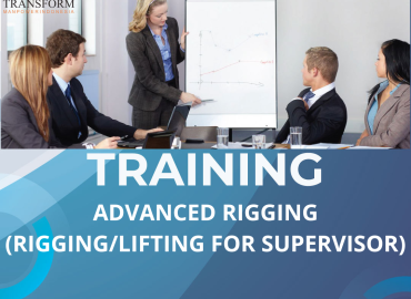 TRAINING ADVANCED RIGGING (RIGGING/LIFTING FOR SUPERVISOR)