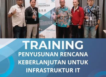 TRAINING PENYUSUNAN RENCANA KEBERLANJUTAN UNTUK INFRASTRUKTUR IT