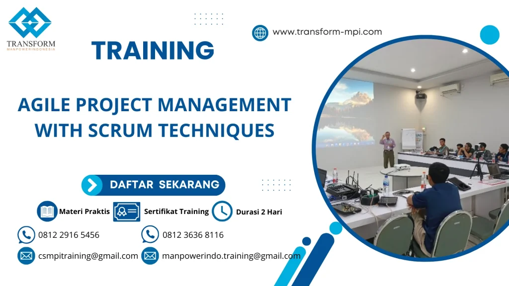 TRAINING AGILE PROJECT MANAGEMENT WITH SCRUM TECHNIQUES