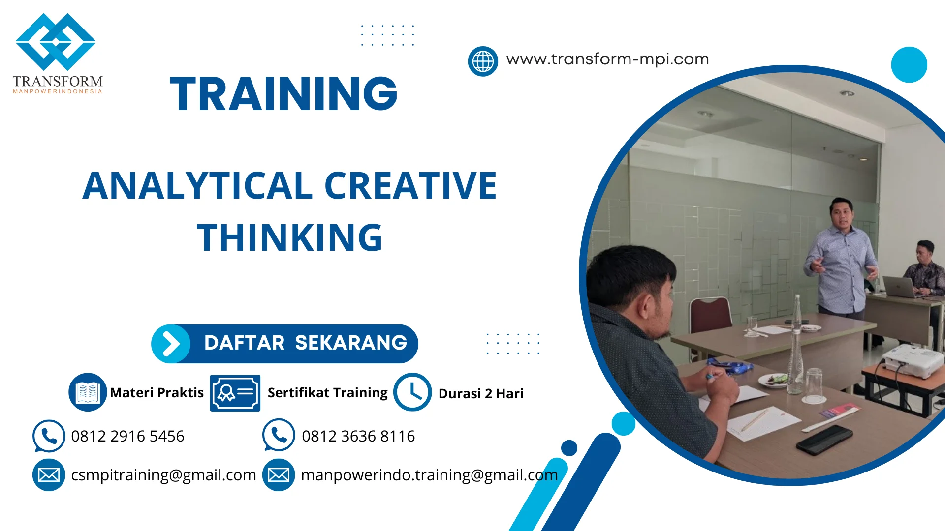 TRAINING ANALYTICAL CREATIVE THINKING