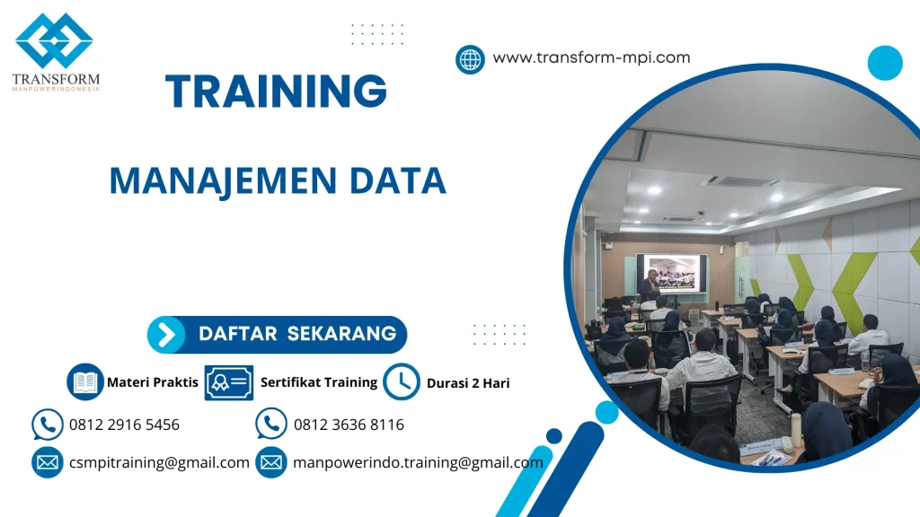 TRAINING MANAJEMEN DATA