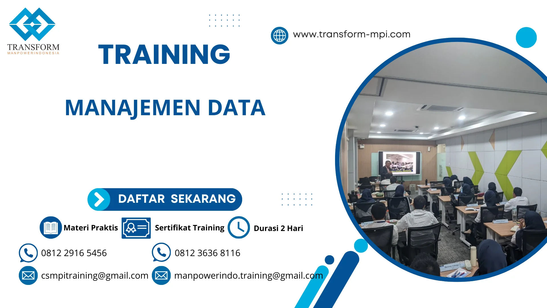 TRAINING MANAJEMEN DATA