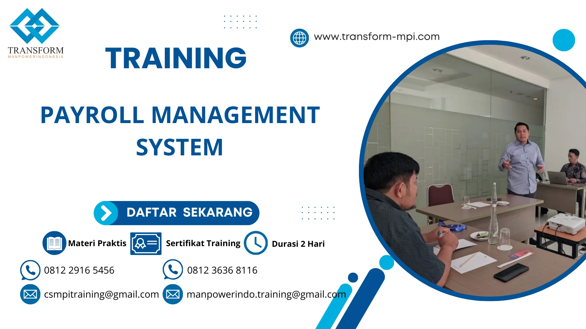 TRAINING PAYROLL MANAGEMENT SYSTEM