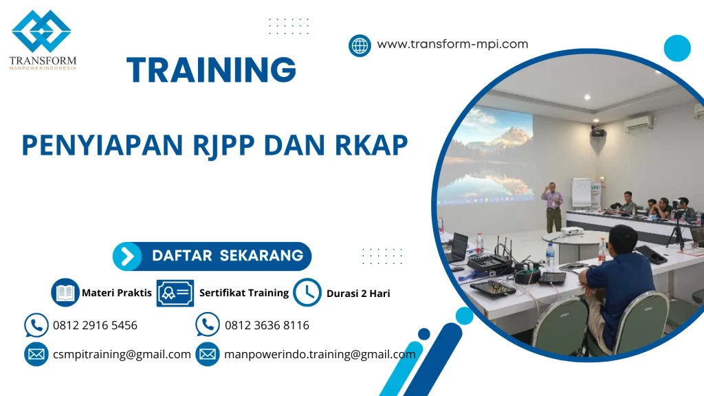TRAINING PENYIAPAN RJPP DAN RKAP