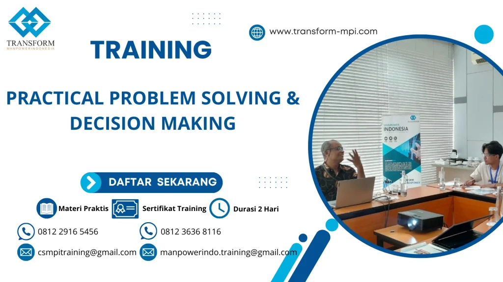 TRAINING PRACTICAL PROBLEM SOLVING & DECISION MAKING