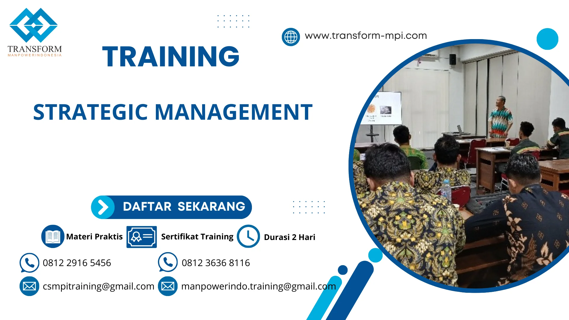 TRAINING STRATEGIC MANAGEMENT