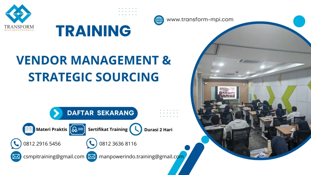 TRAINING VENDOR MANAGEMENT & STRATEGIC SOURCING