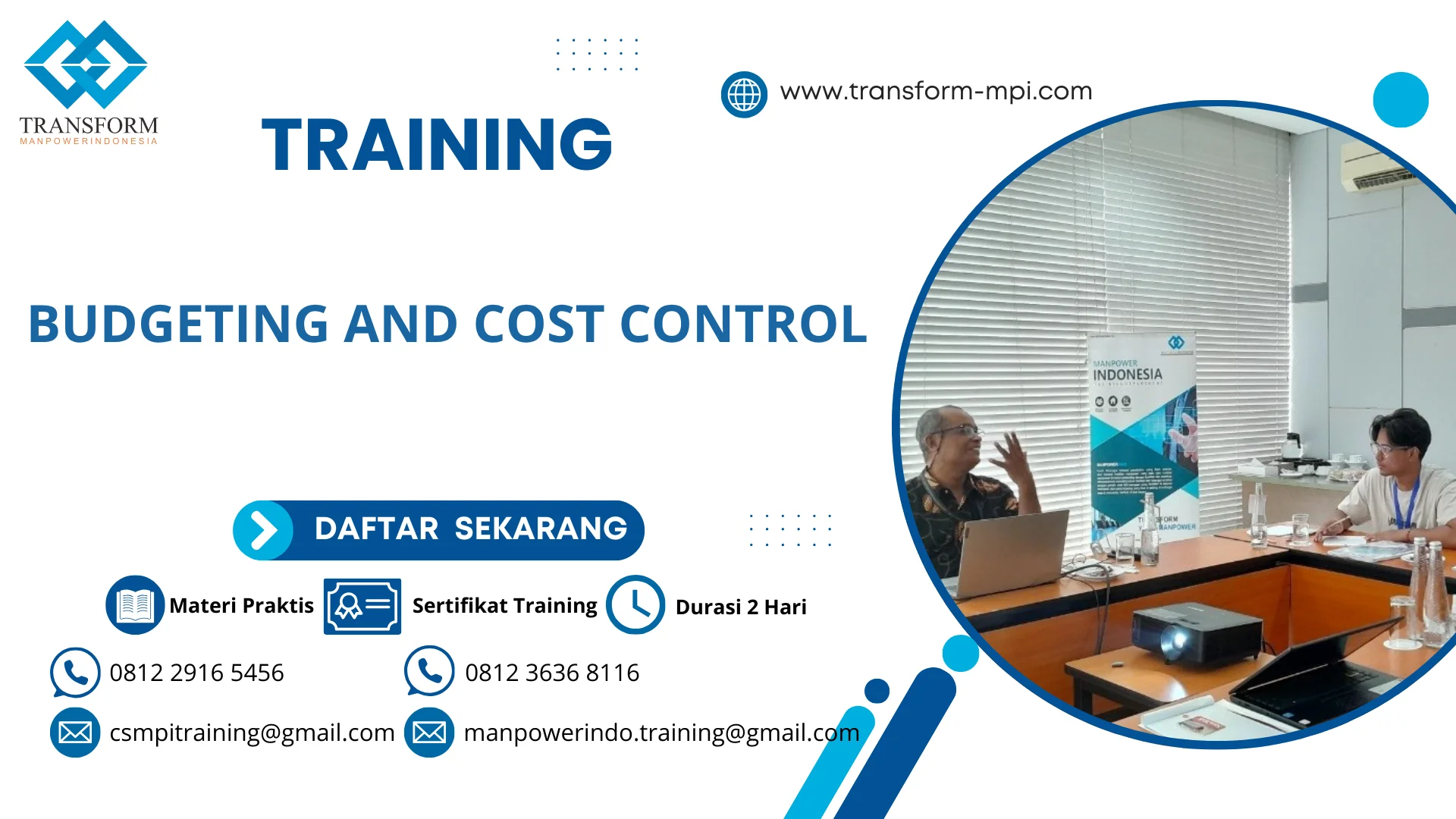 TRAINING BUDGETING AND COST CONTROL
