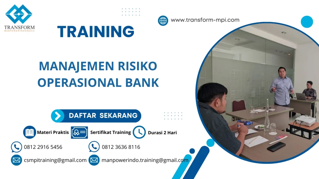 TRAINING MANAJEMEN RISIKO OPERASIONAL BANK