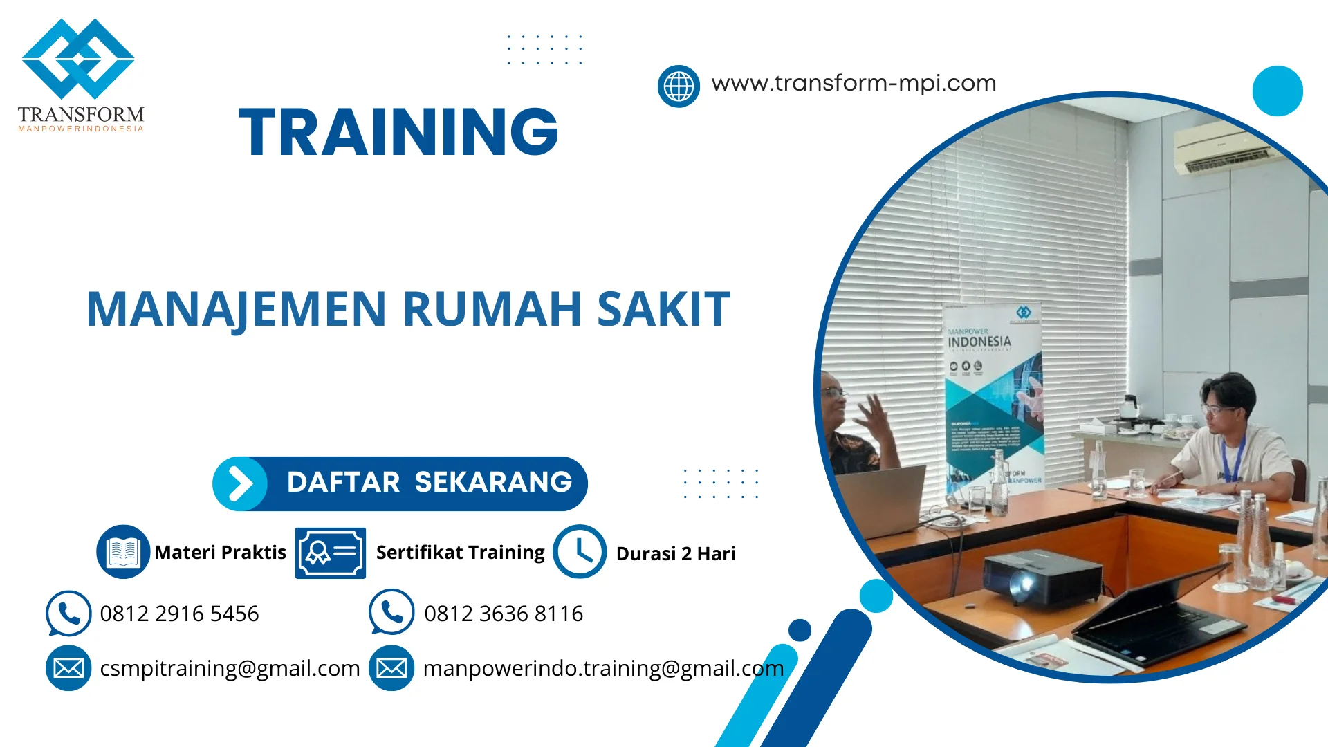 TRAINING MANAJEMEN RUMAH SAKIT