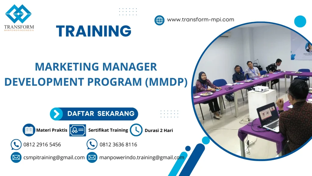TRAINING MARKETING MANAGER DEVELOPMENT PROGRAM (MMDP)