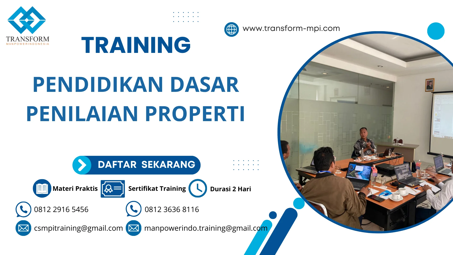 TRAINING PENDIDIKAN DASAR PENILAIAN PROPERTI