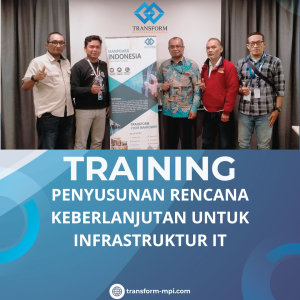 TRAINING PENYUSUNAN RENCANA KEBERLANJUTAN UNTUK INFRASTRUKTUR IT
