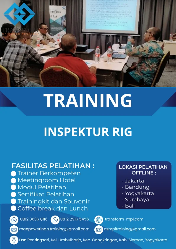 TRAINING INSPEKTUR RIG