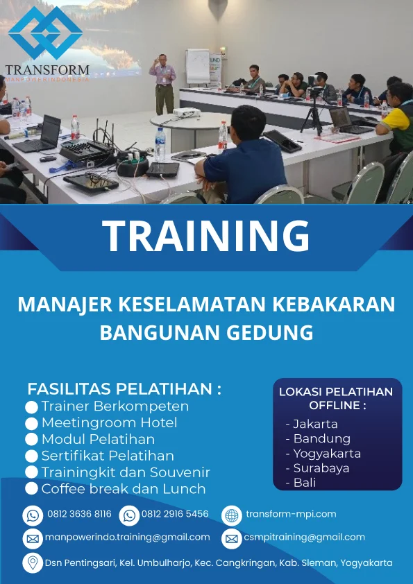 TRAINING MANAJER KESELAMATAN KEBAKARAN BANGUNAN GEDUNG