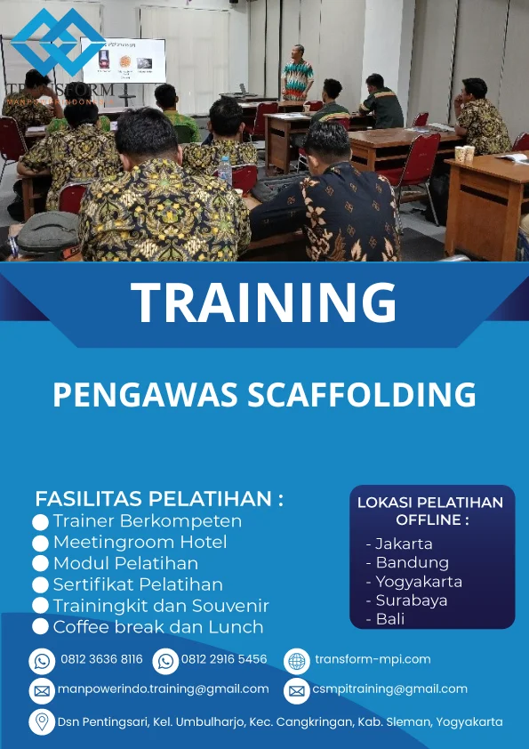 TRAINING PENGAWAS SCAFFOLDING