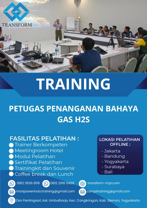 TRAINING PETUGAS PENANGANAN BAHAYA GAS H2S