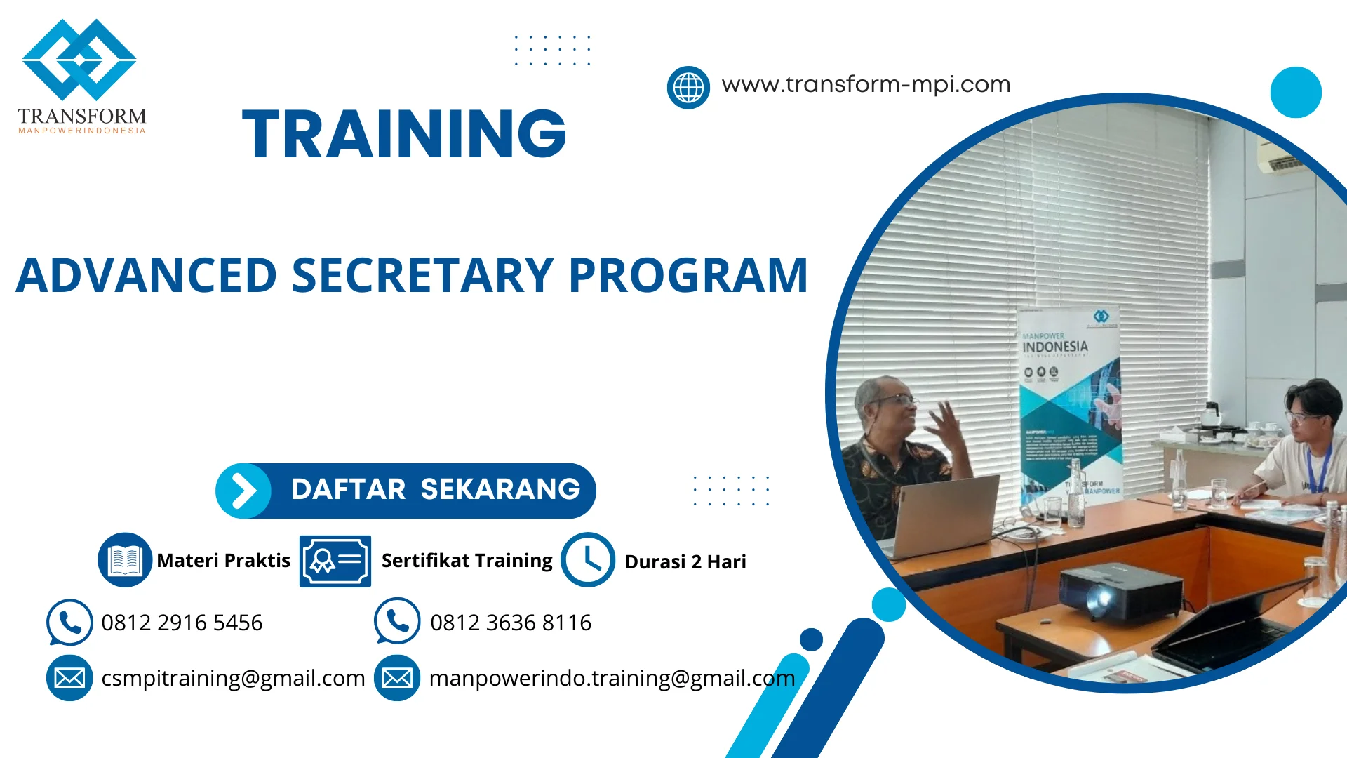 TRAINING ADVANCED SECRETARY PROGRAM