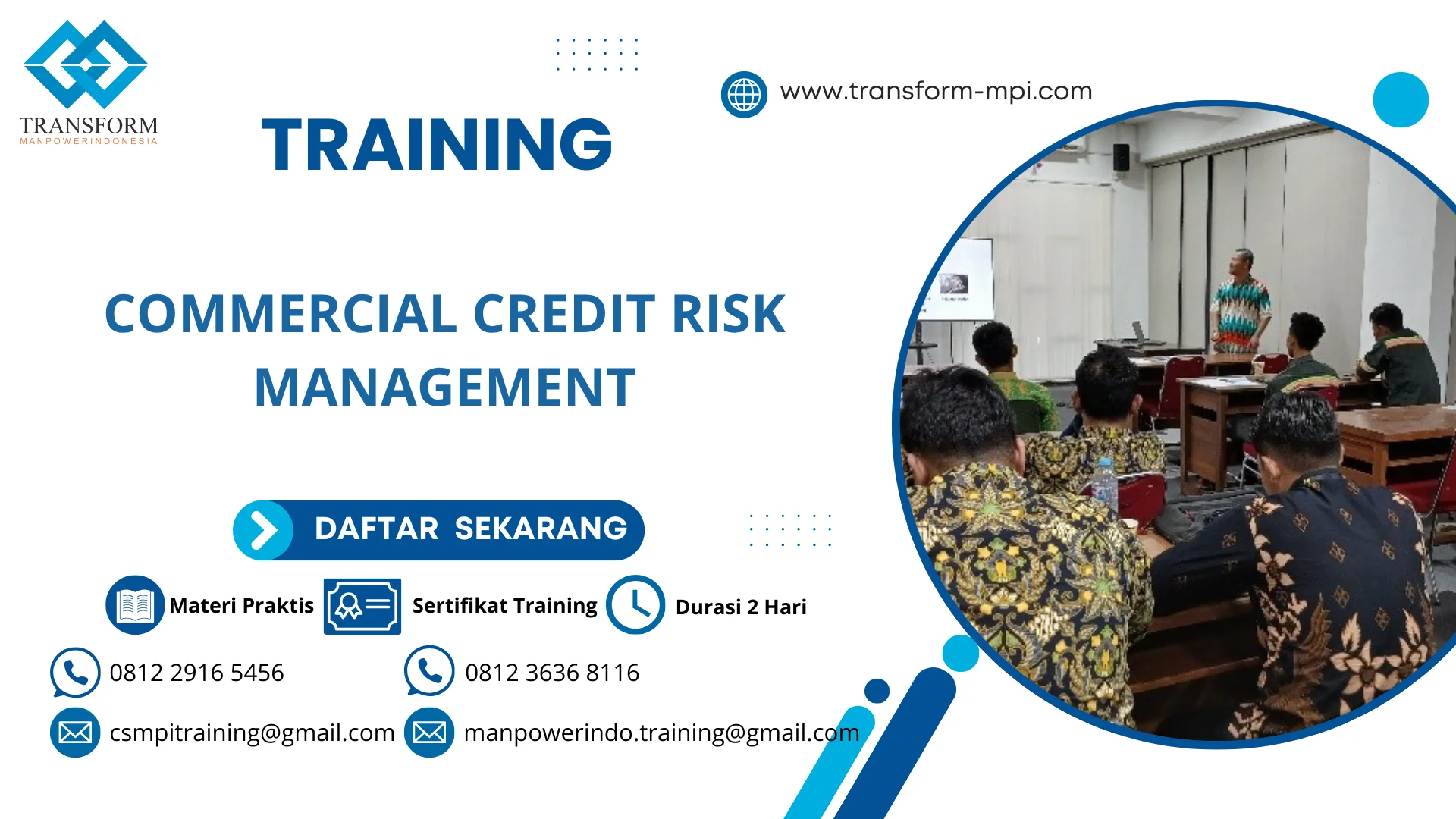 TRAINING COMMERCIAL CREDIT RISK MANAGEMENT