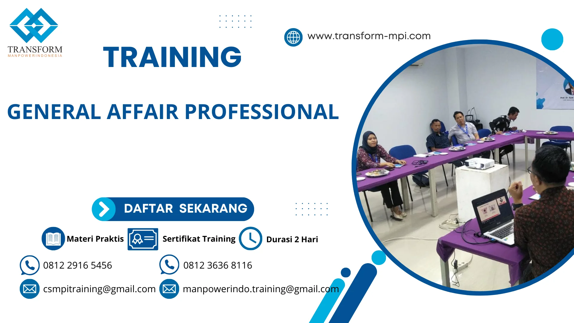 TRAINING GENERAL AFFAIR PROFESSIONAL
