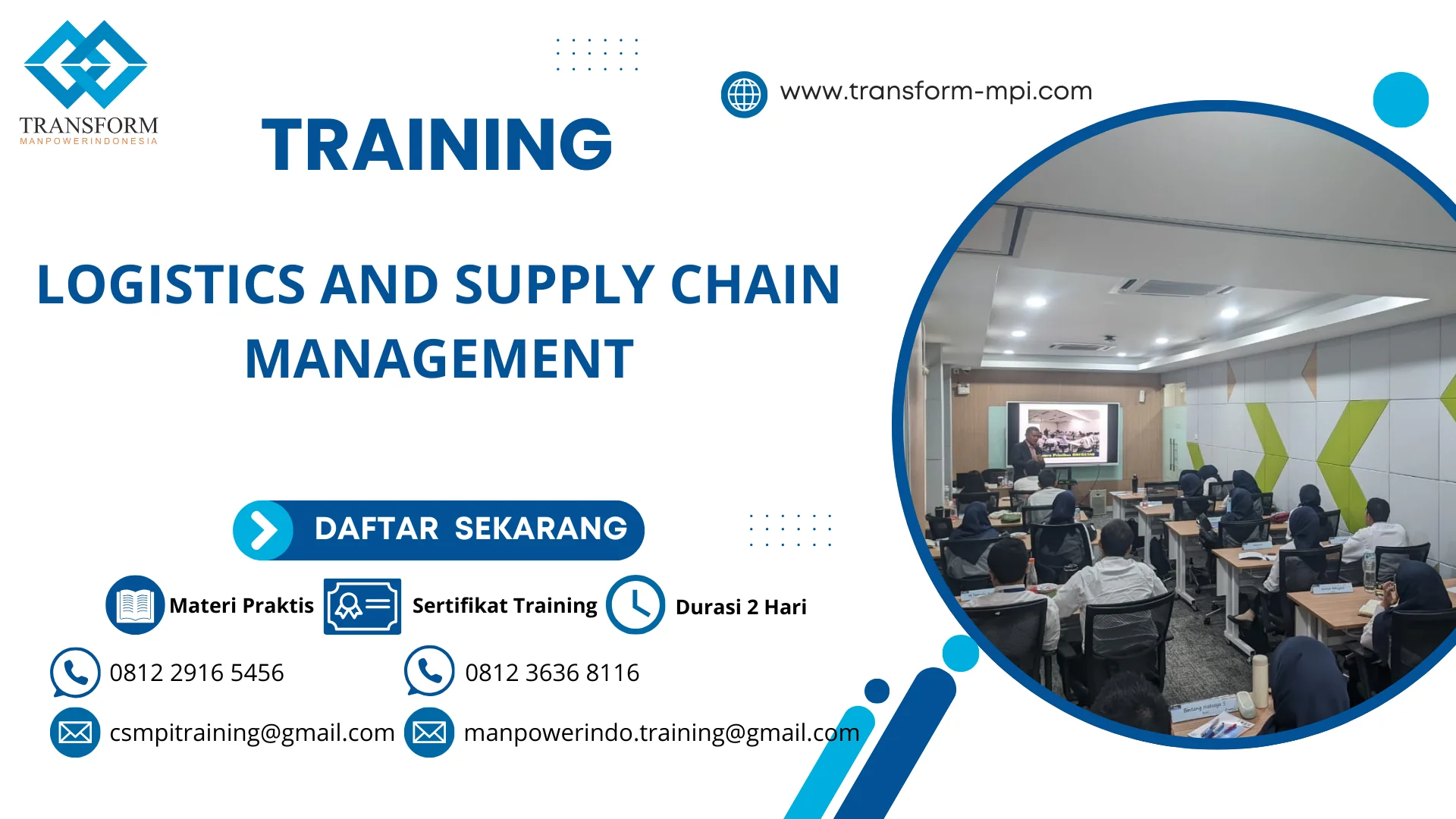 TRAINING LOGISTICS AND SUPPLY CHAIN MANAGEMENT