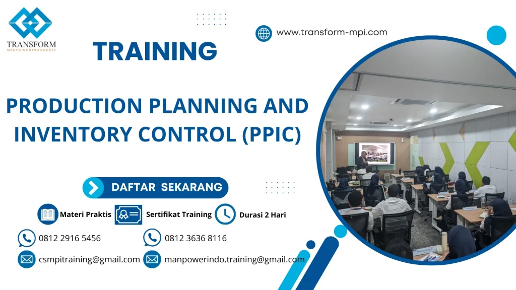 TRAINING PRODUCTION PLANNING AND INVENTORY CONTROL (PPIC)