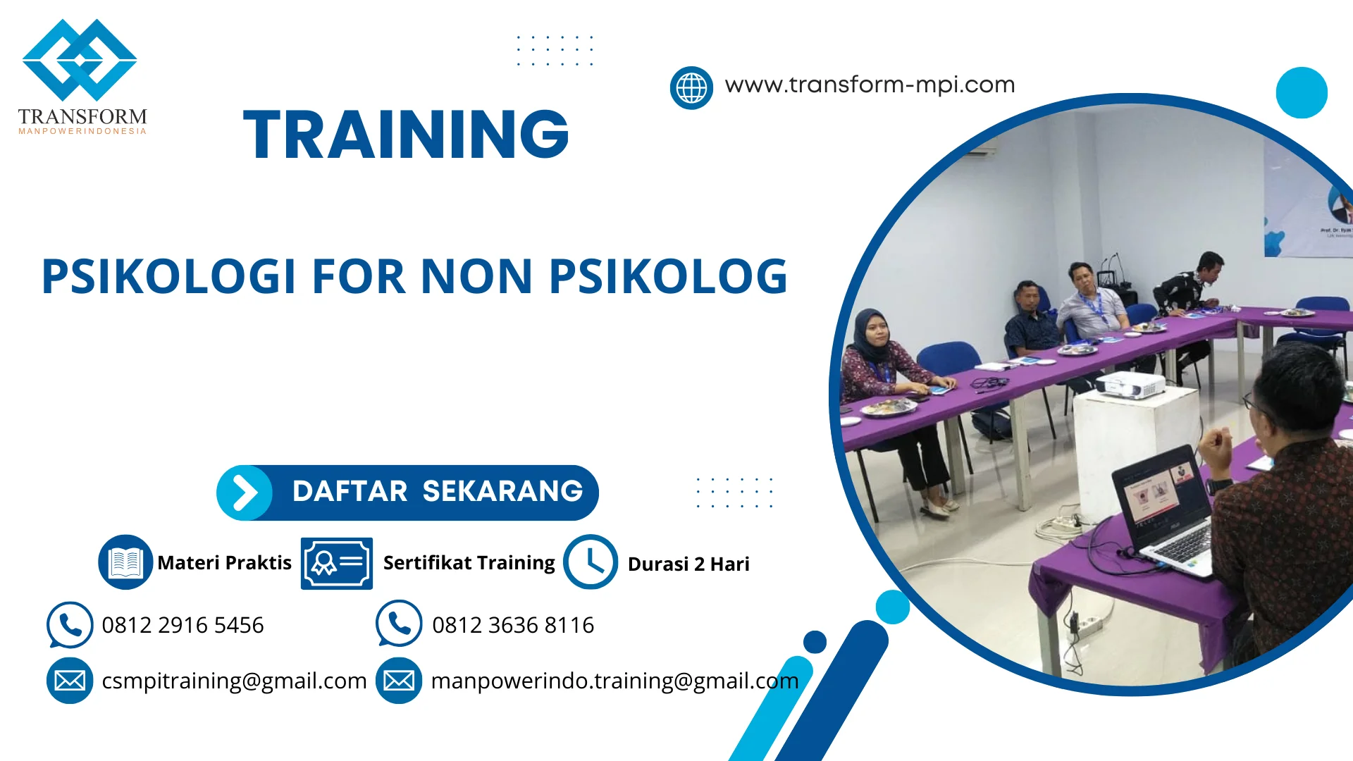 TRAINING PSIKOLOGI FOR NON PSIKOLOG