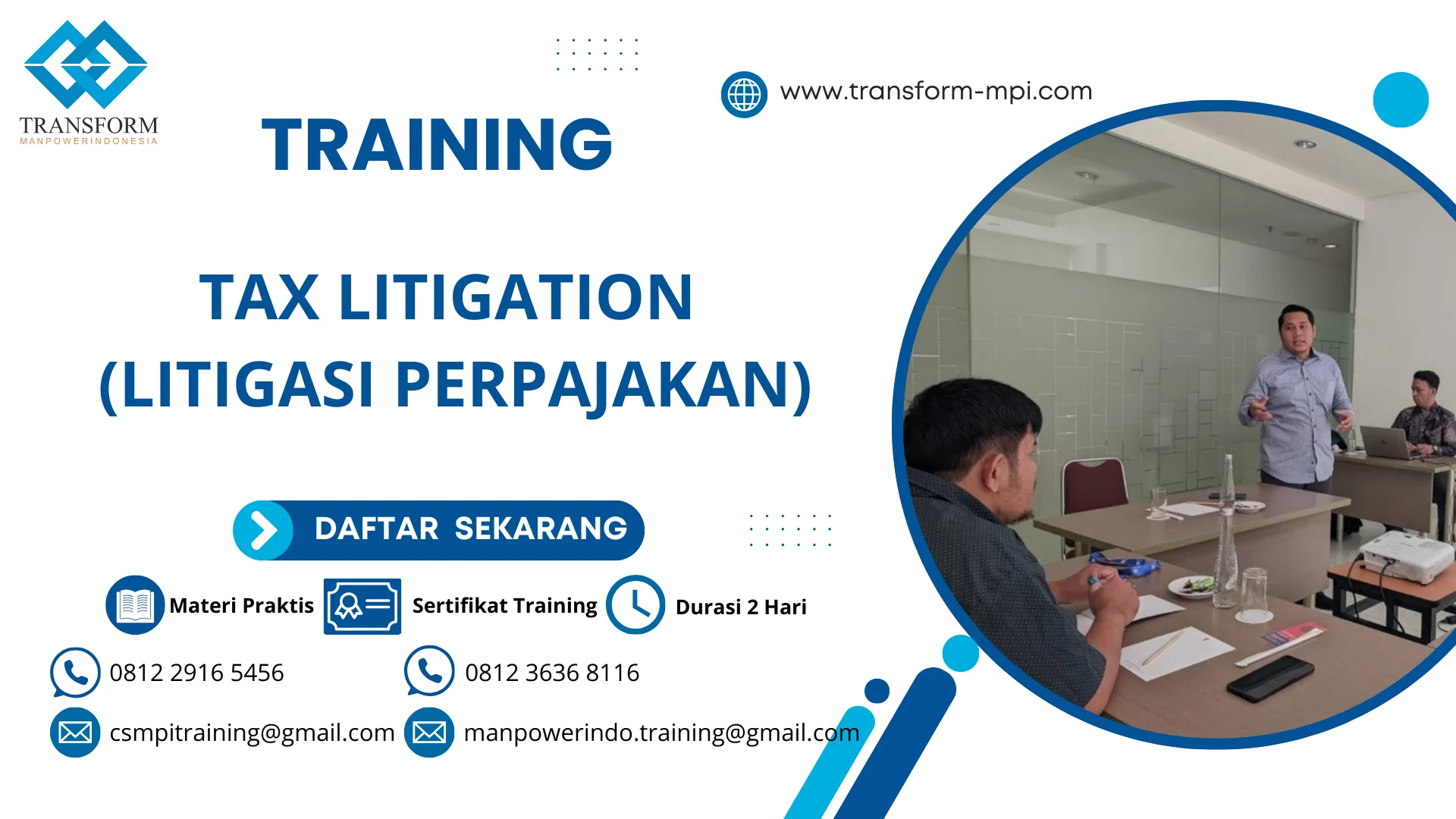 TRAINING TAX LITIGATION (LITIGASI PERPAJAKAN)
