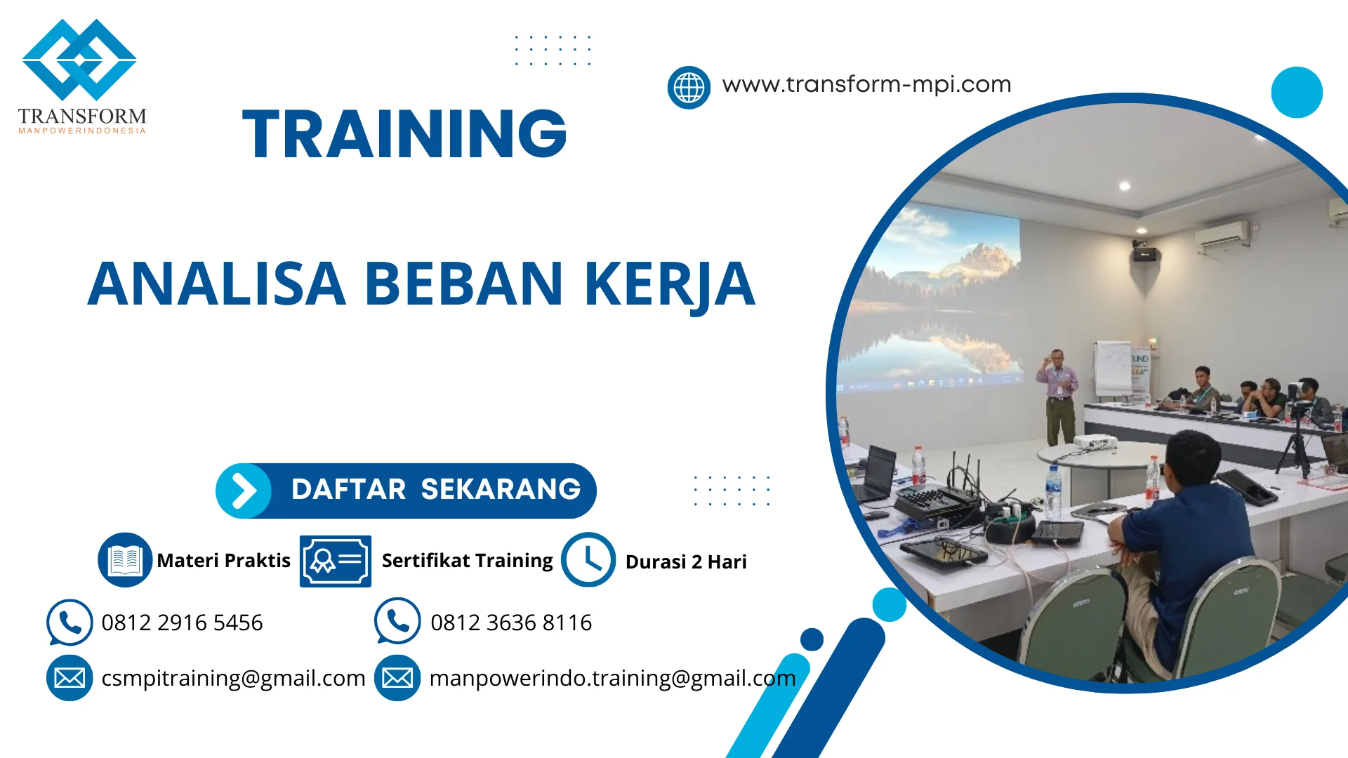 TRAINING ANALISA BEBAN KERJA