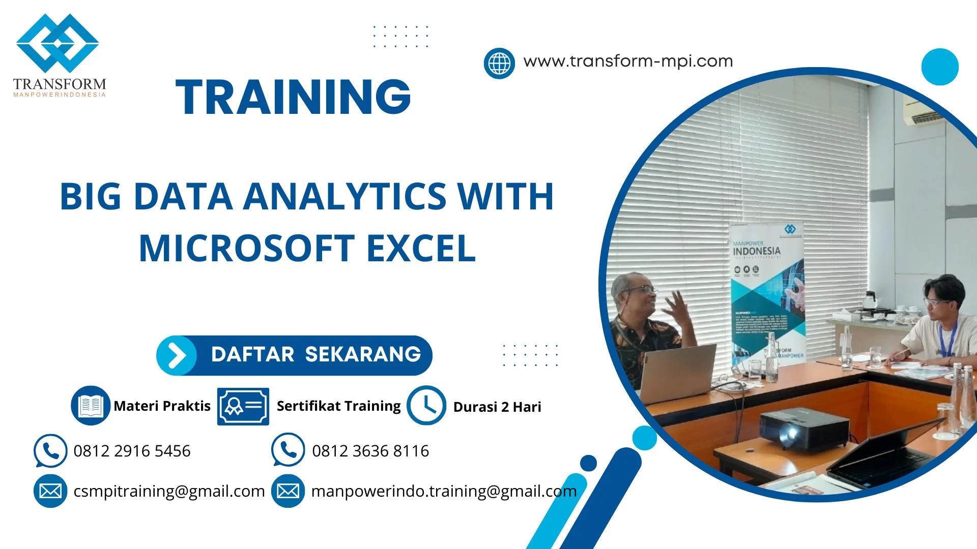 TRAINING BIG DATA ANALYTICS WITH MICROSOFT EXCEL