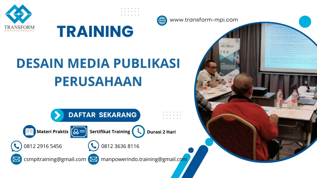 TRAINING DESAIN MEDIA PUBLIKASI PERUSAHAAN