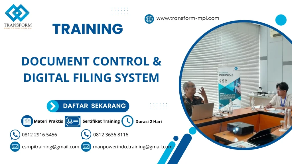 TRAINING DOCUMENT CONTROL & DIGITAL FILING SYSTEM