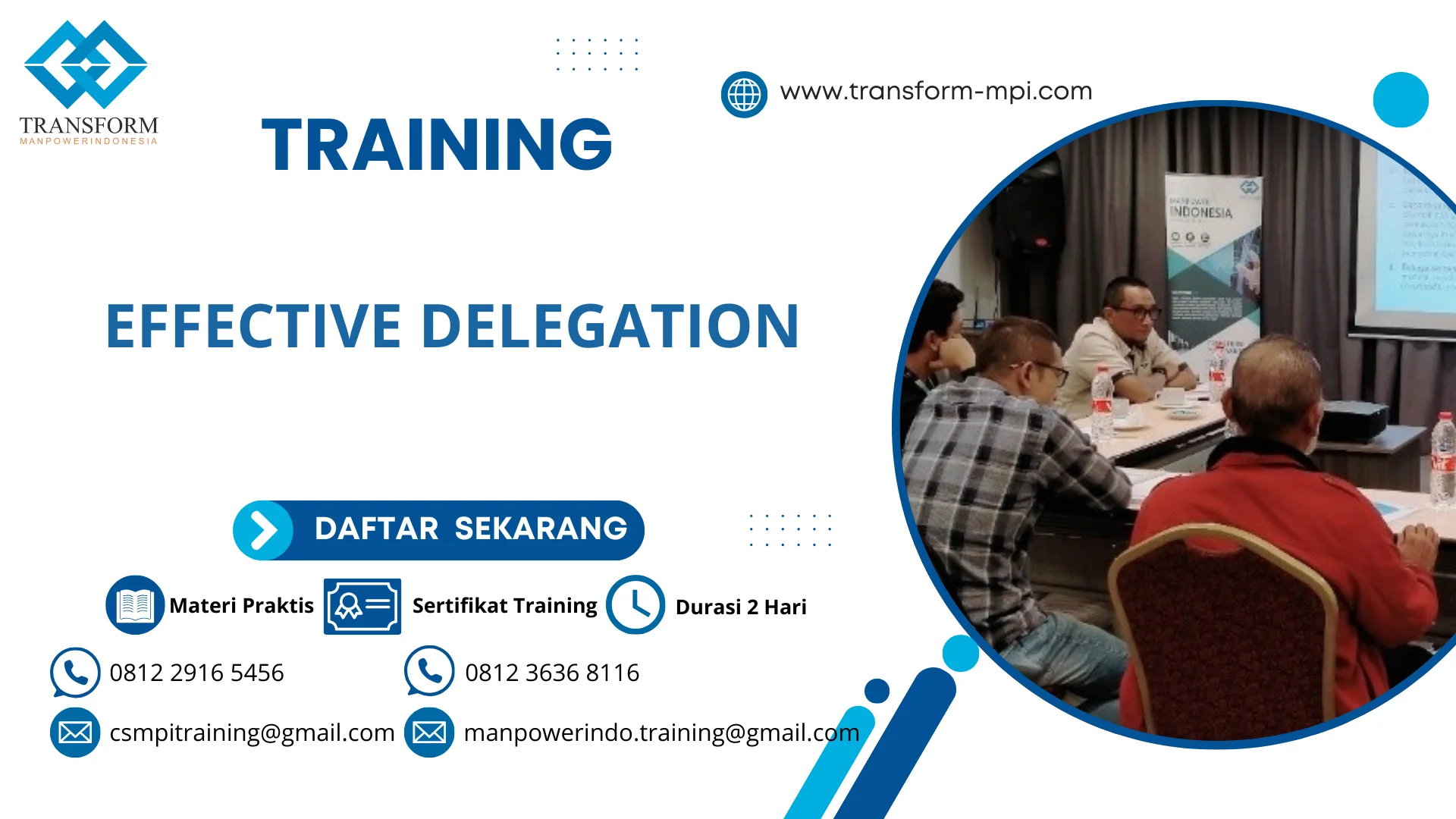 TRAINING EFFECTIVE DELEGATION