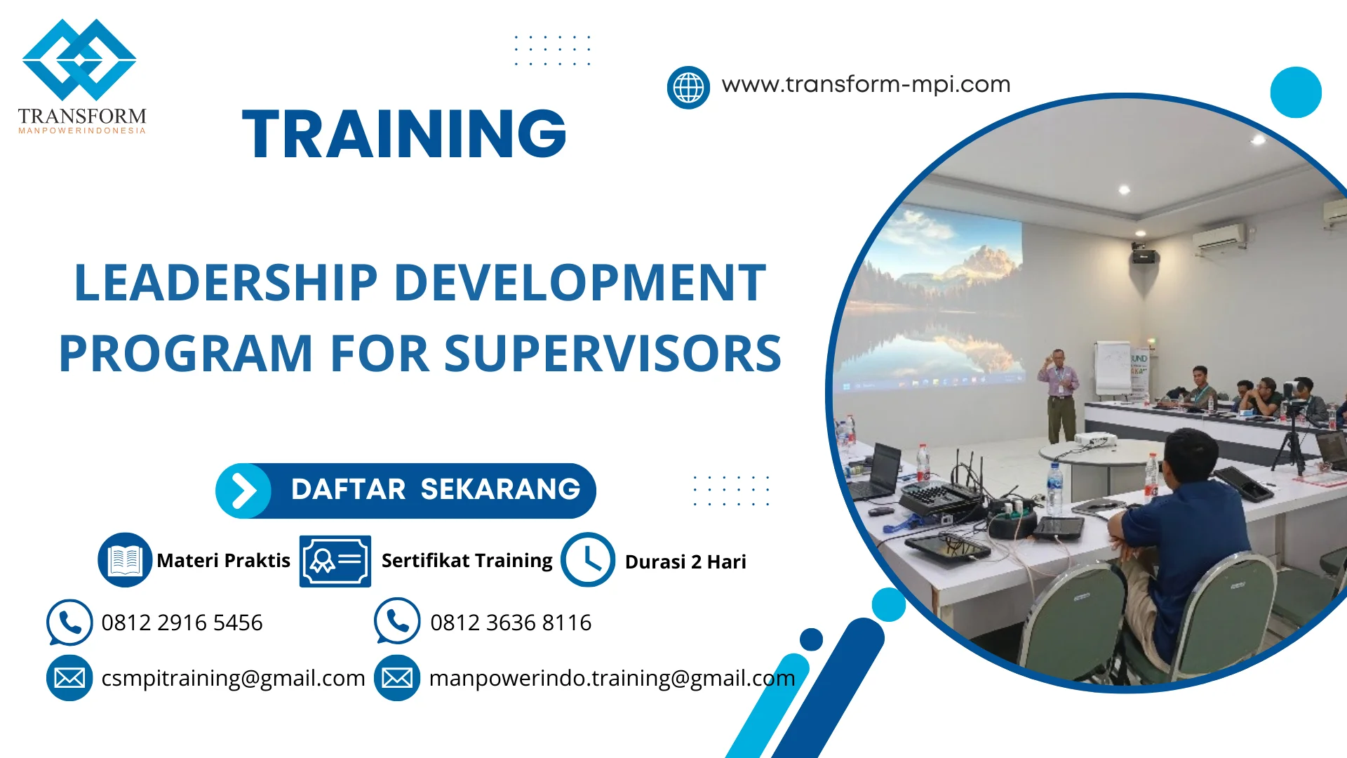 TRAINING LEADERSHIP DEVELOPMENT PROGRAM FOR SUPERVISORS