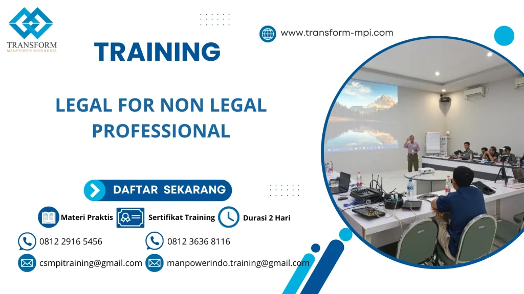 TRAINING LEGAL FOR NON LEGAL PROFESSIONAL