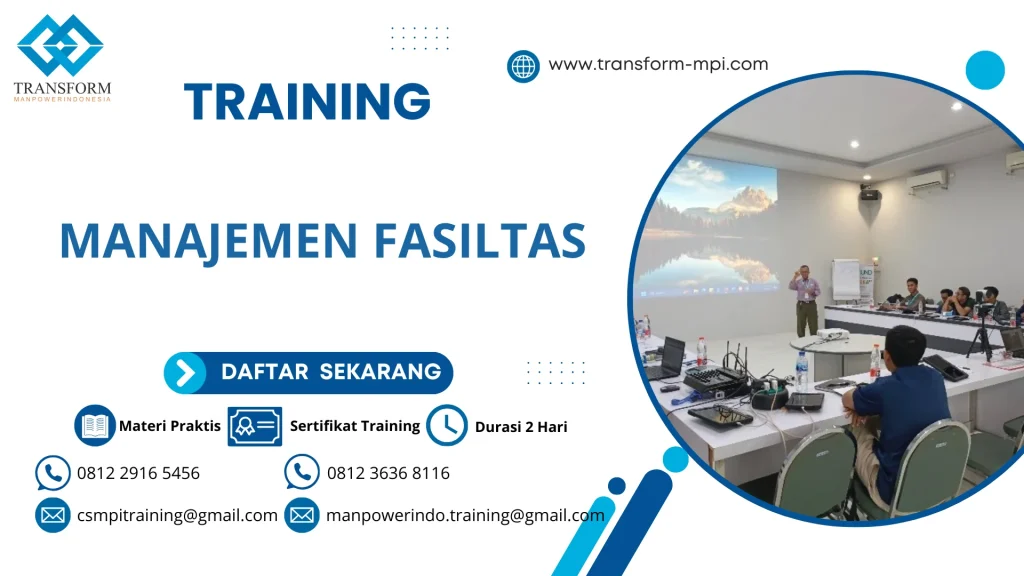 TRAINING MANAJEMEN FASILTAS