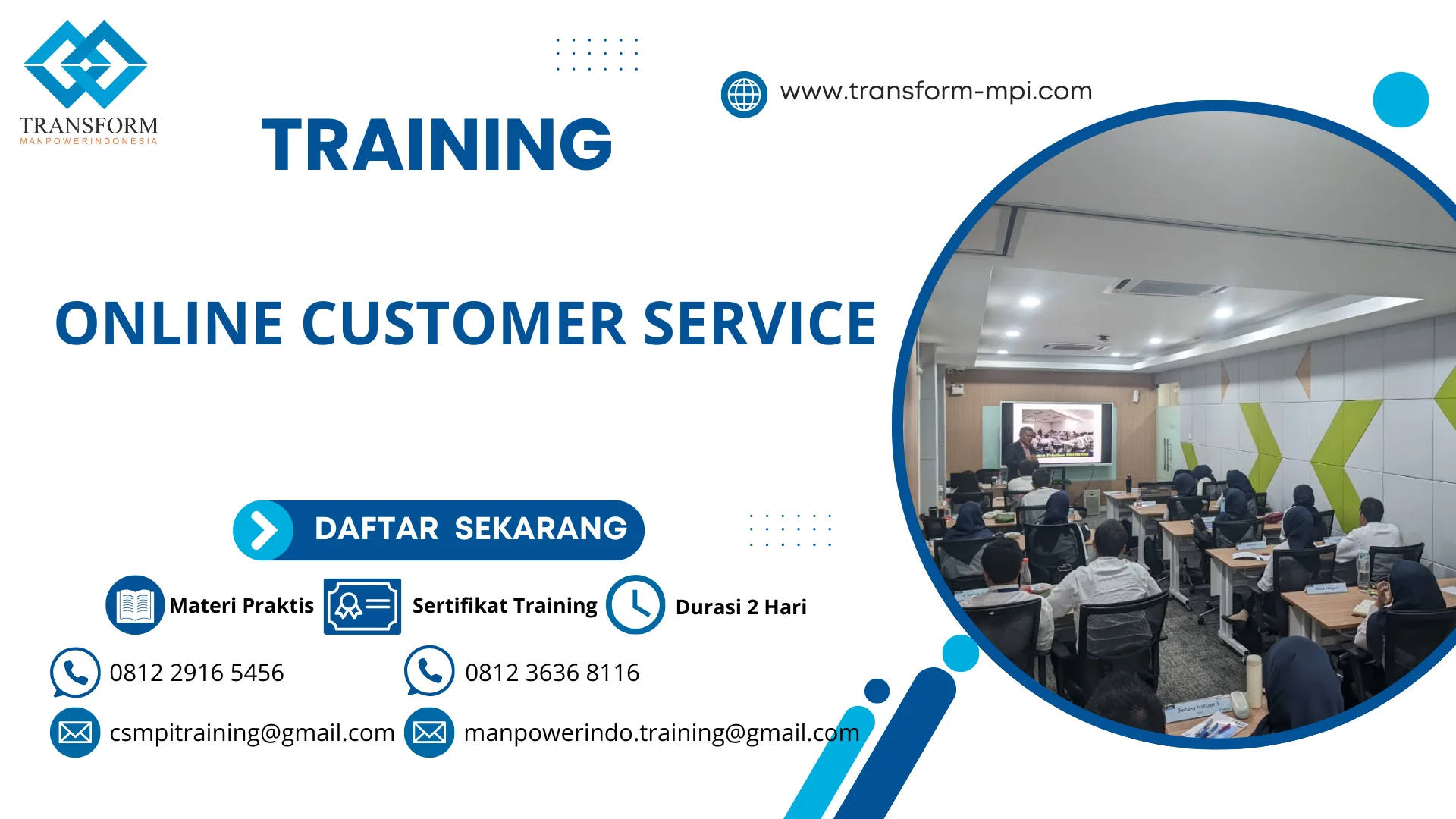 TRAINING ONLINE CUSTOMER SERVICE