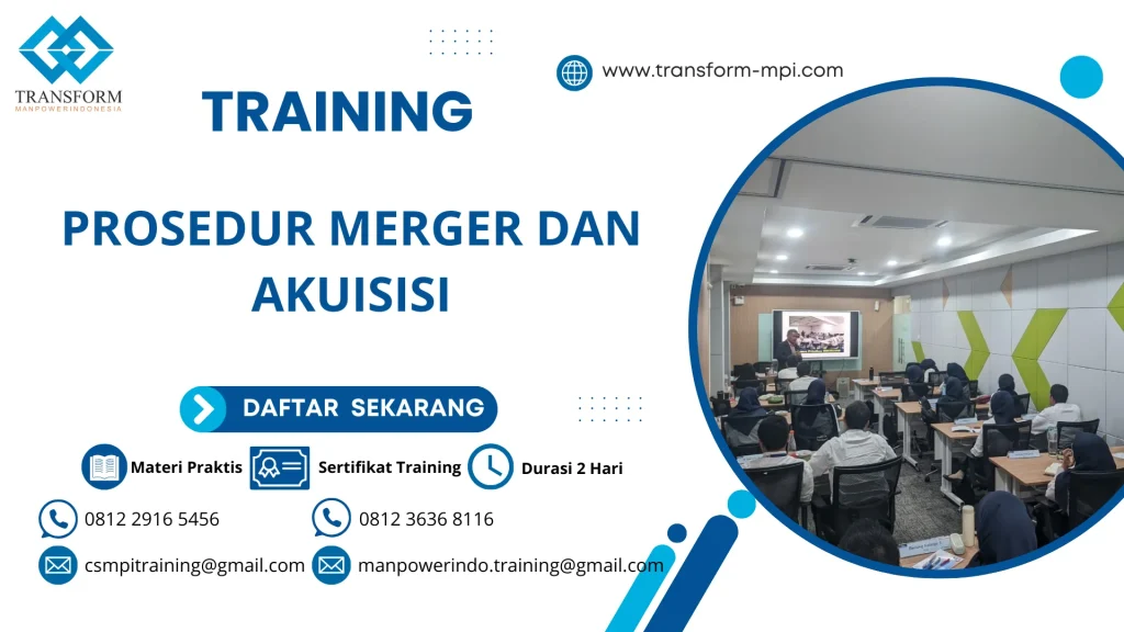 TRAINING PROSEDUR MERGER DAN AKUISISI