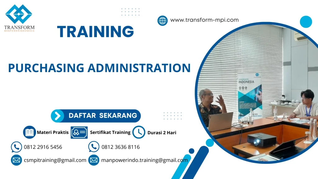 TRAINING PURCHASING ADMINISTRATION