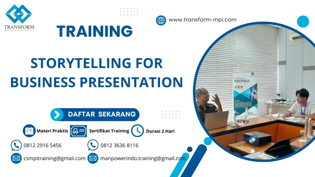 TRAINING STORYTELLING FOR BUSINESS PRESENTATION