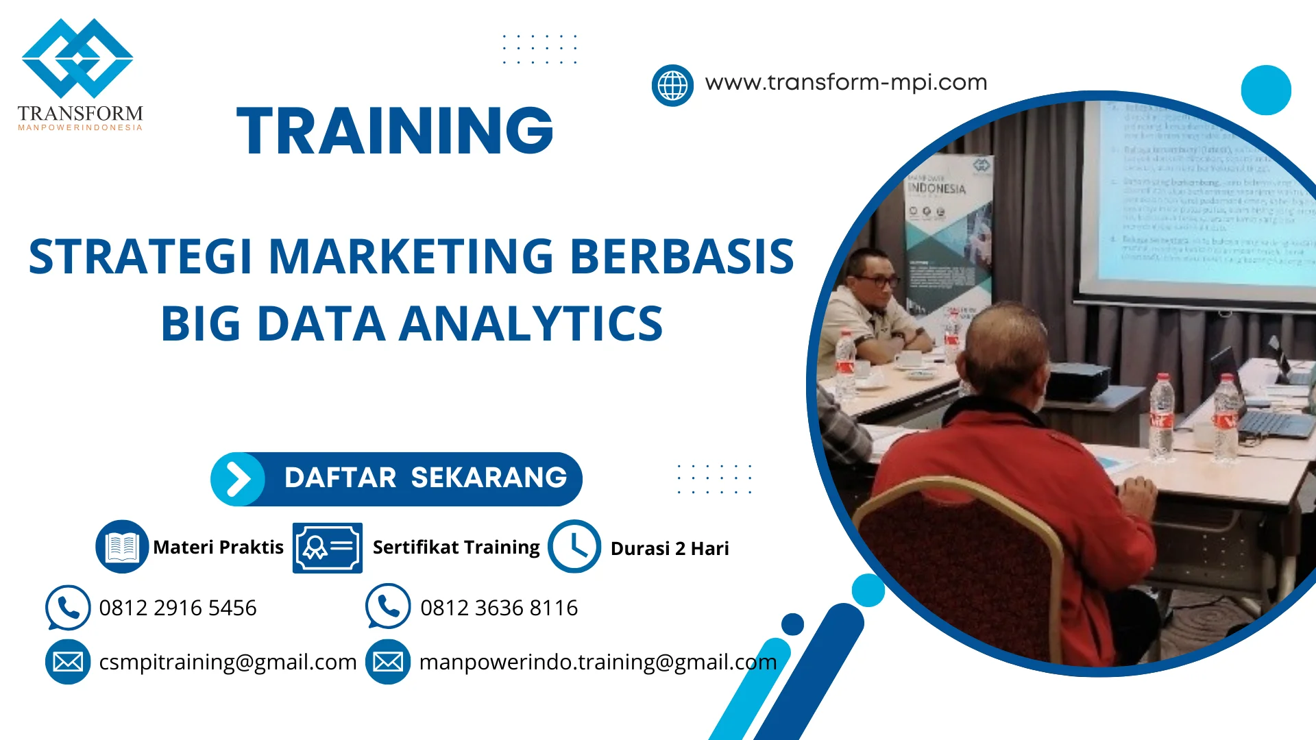 TRAINING STRATEGI MARKETING BERBASIS BIG DATA ANALYTICS