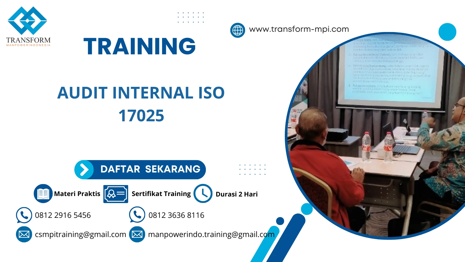 TRAINING AUDIT INTERNAL ISO 17025