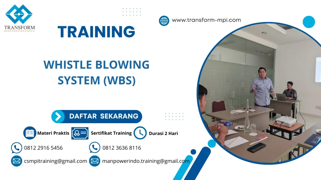 TRAINING WHISTLE BLOWING SYSTEM (WBS)