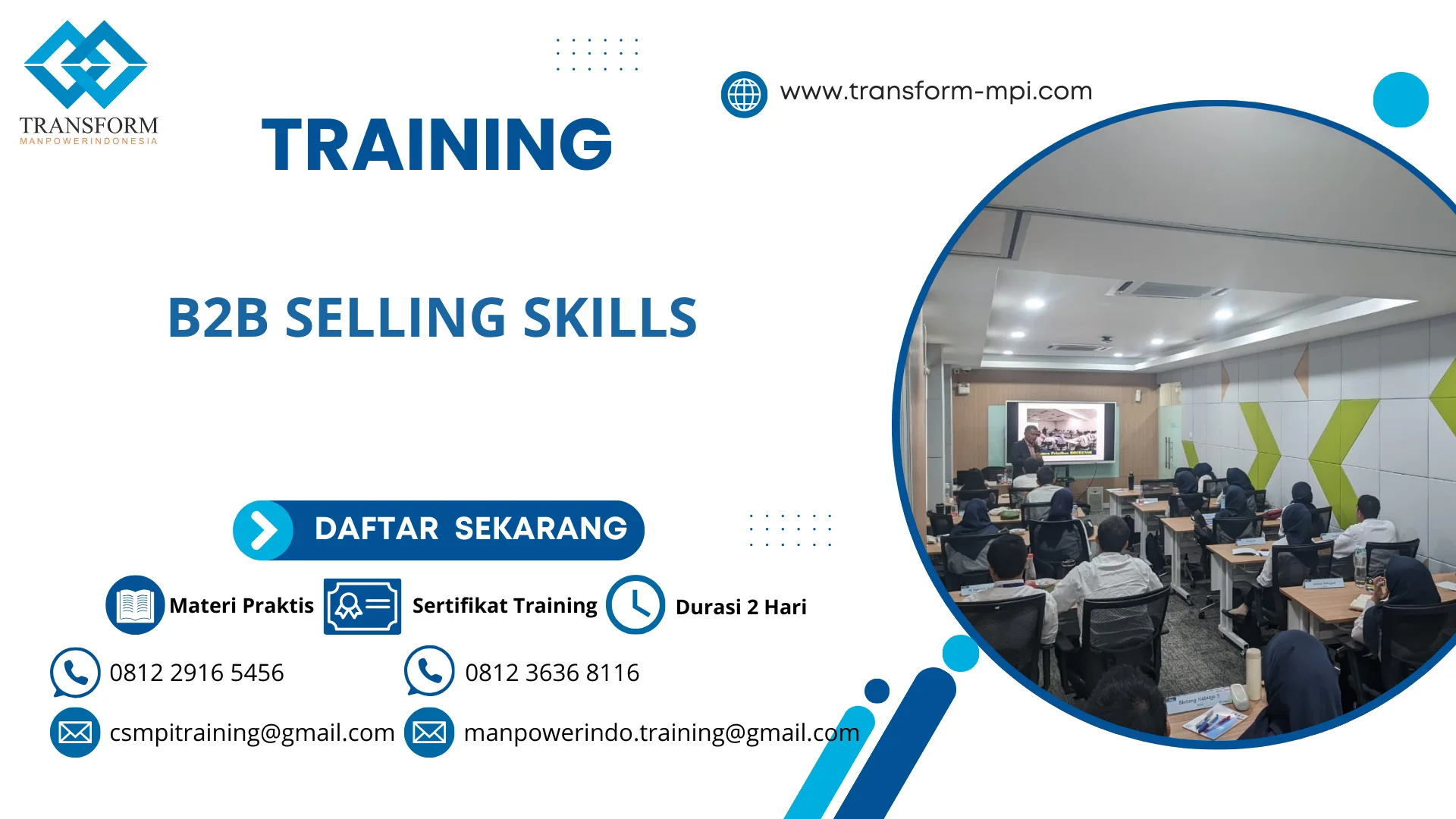 TRAINING B2B SELLING SKILLS