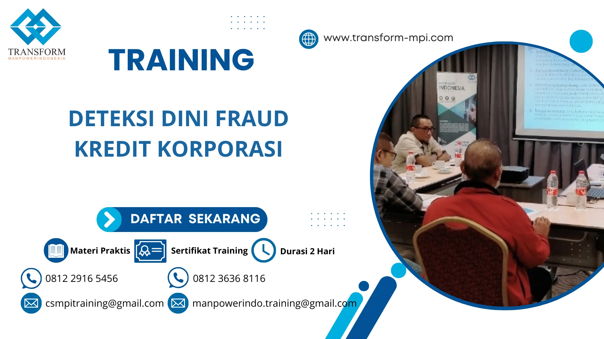TRAINING DETEKSI DINI FRAUD KREDIT KORPORASI