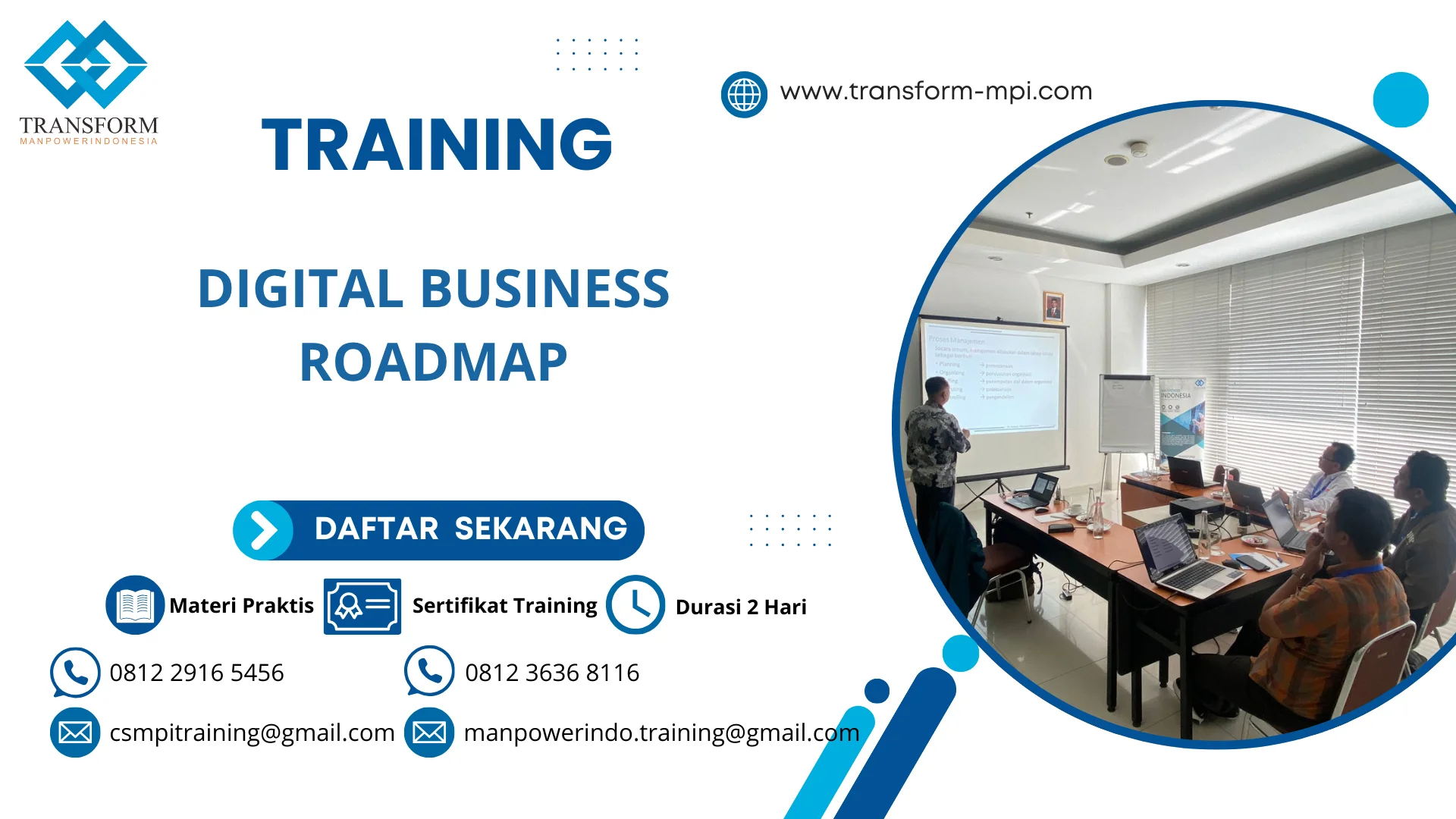 TRAINING DIGITAL BUSINESS ROADMAP