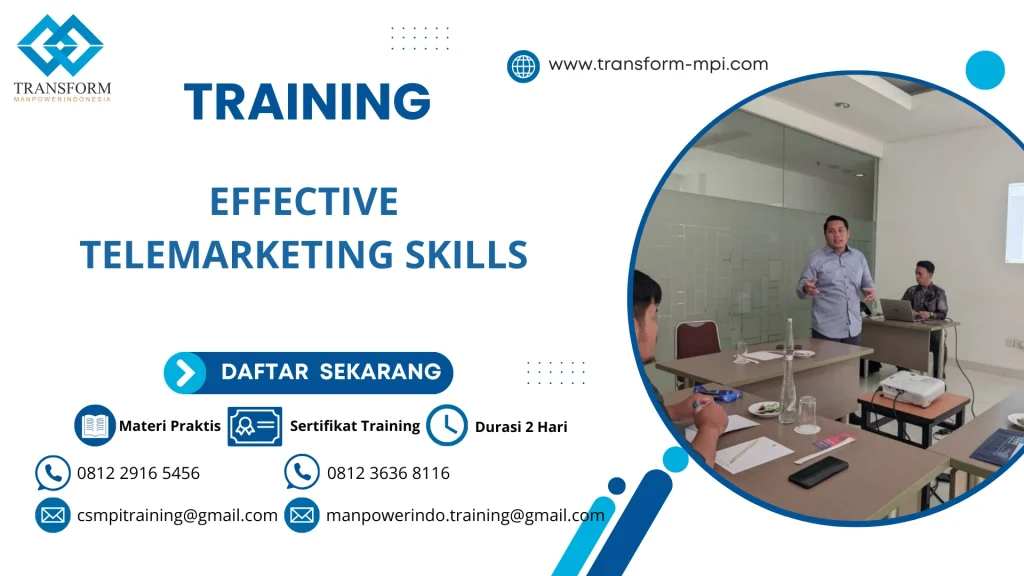 TRAINING EFFECTIVE TELEMARKETING SKILLS
